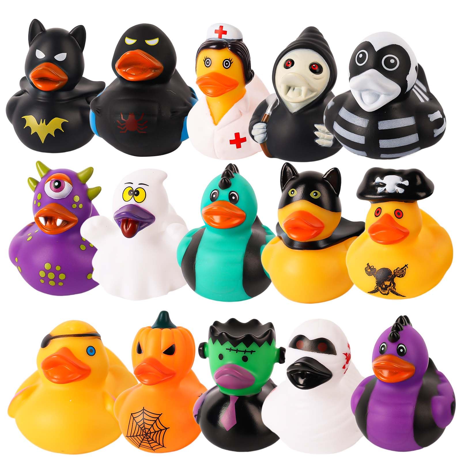Rubber Duck Bath - 12/24/36PC Halloween Rubber Ducks, 2.5 Inch