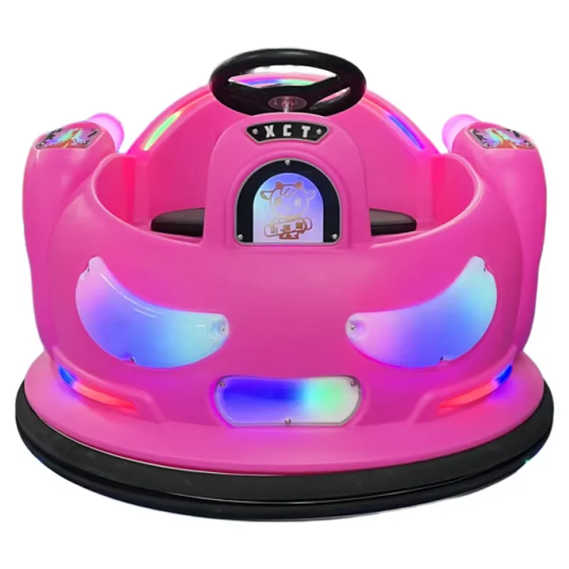 Kids Toys Manufacturers - Pink Electric Bumper Car With Colorful