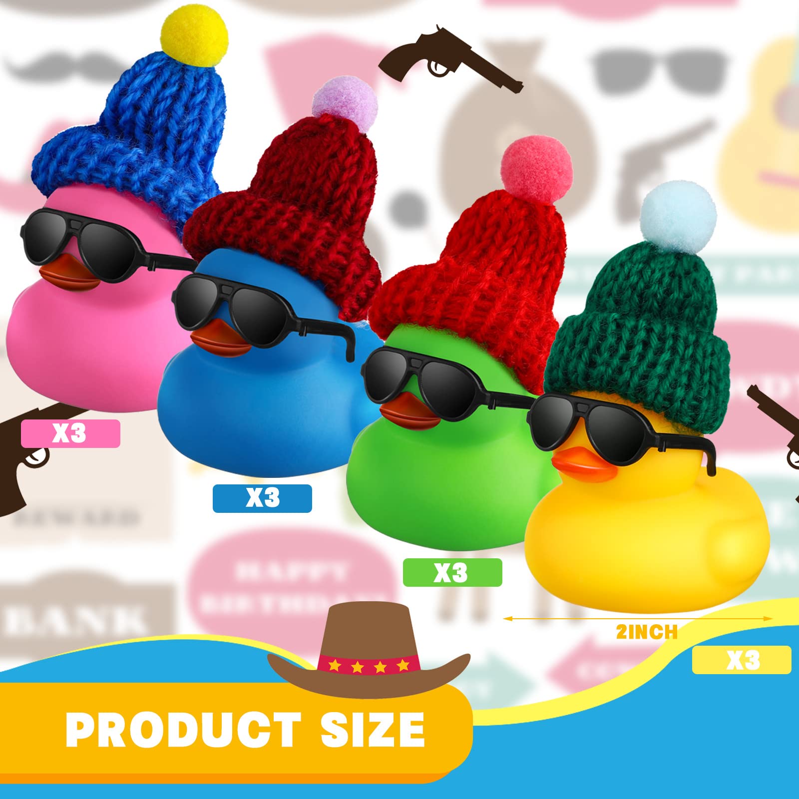 Mini Rubber Ducks with Sunglas - Rubber Duck Bath recension och pris