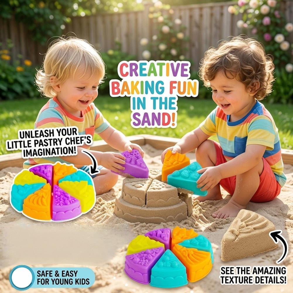 Cake‑Shape Sand‑Mold‑Set Porta - Kinetic Sand Mold recension och pris
