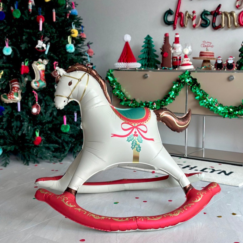 Vintage Rocking Horse Foil Bal - Kids Toys Mall recension och pris