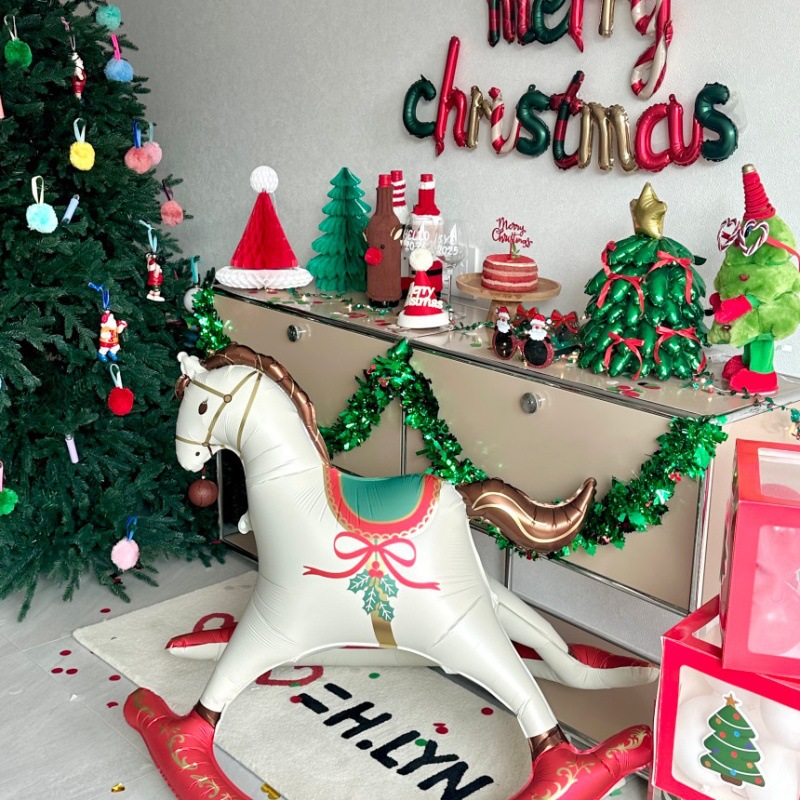 Vintage Rocking Horse Foil Bal - Kids Toys Mall recension och pris