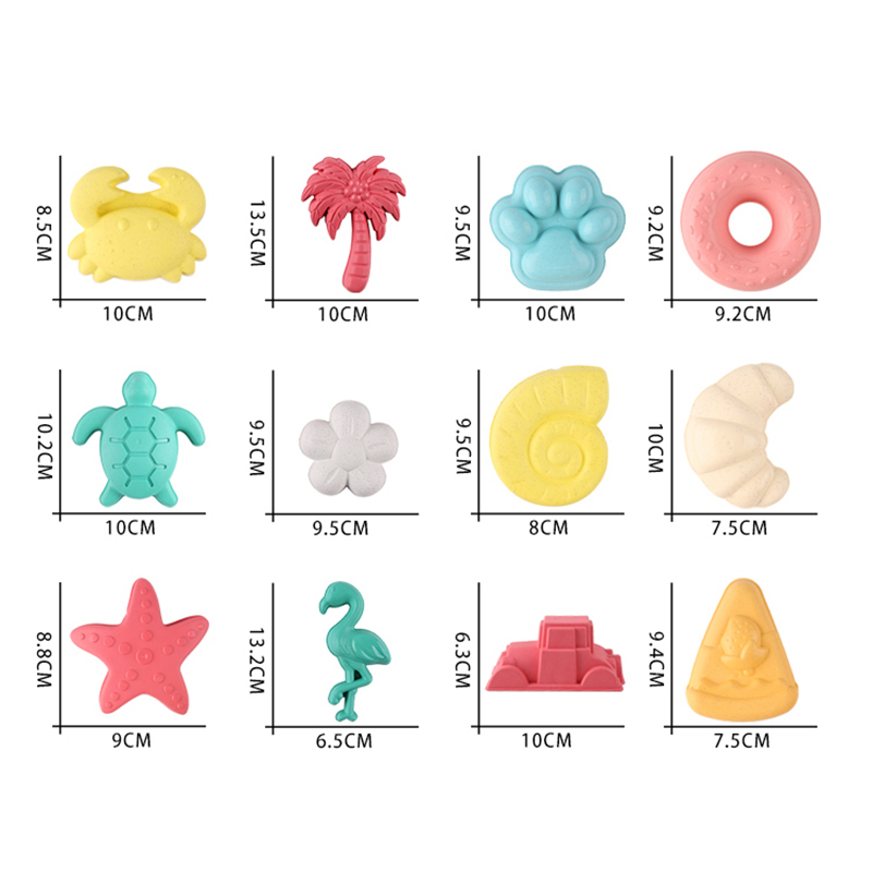 Beach Toy Sand Mold Sand Print - Kinetic Sand Mold recension och pris