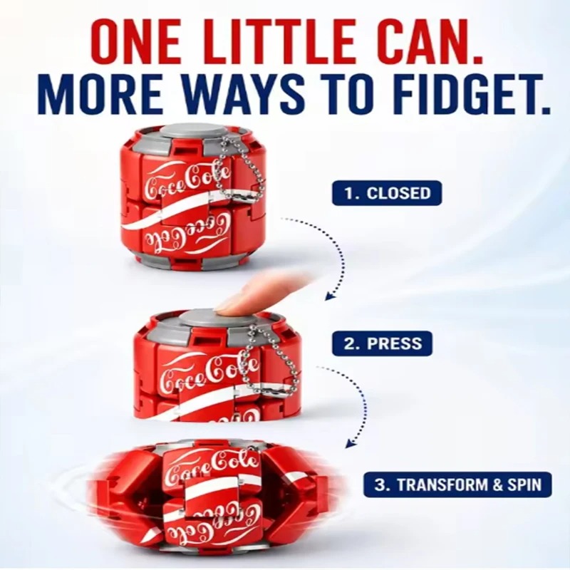 Soda Can Press Spinning Top Fi - Spin Top Gyro Toy recension och pris