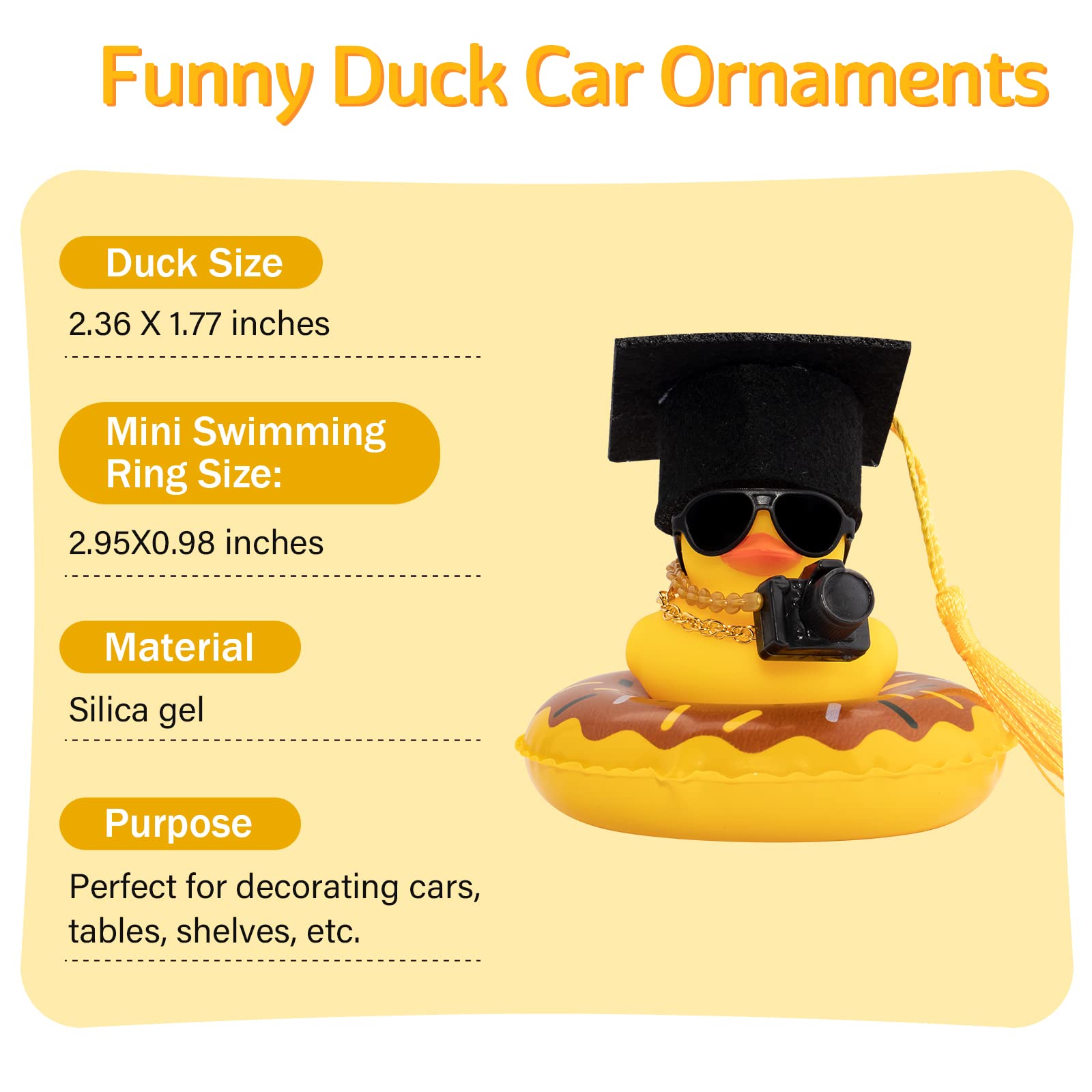 Duck Car Rubber Duck Dashboard - Rubber Duck Bath recension och pris