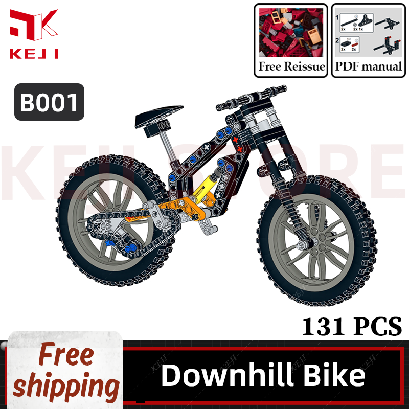 KEJI MOC Downhill Mountain Bik - Kids Toys Cycle recension och pris