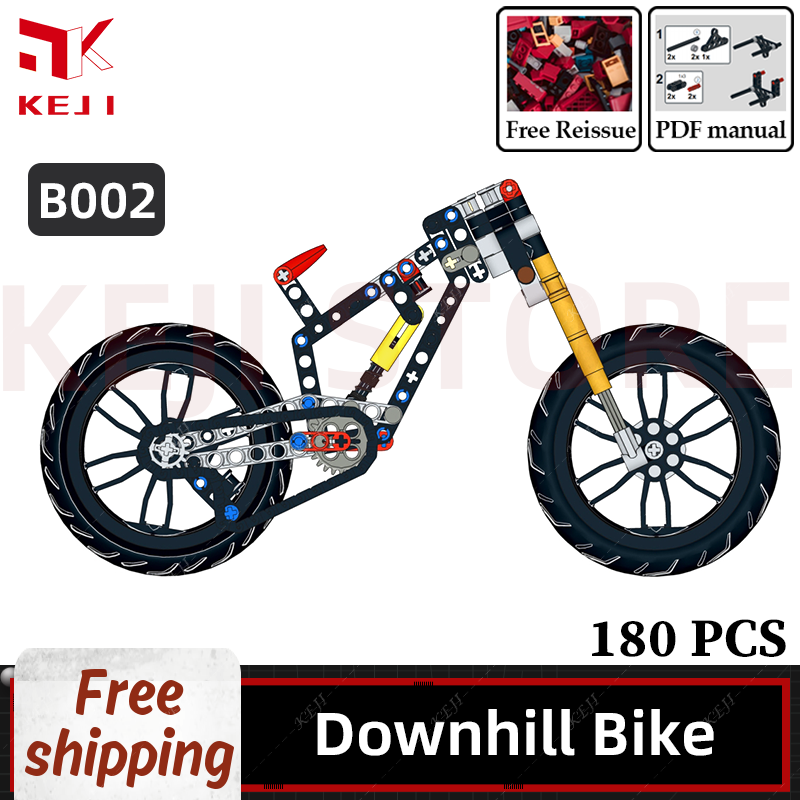 KEJI MOC Downhill Mountain Bik - Kids Toys Cycle recension och pris