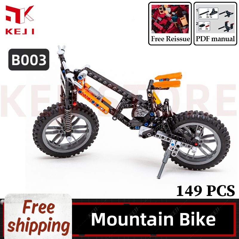 KEJI MOC Downhill Mountain Bik - Kids Toys Cycle recension och pris