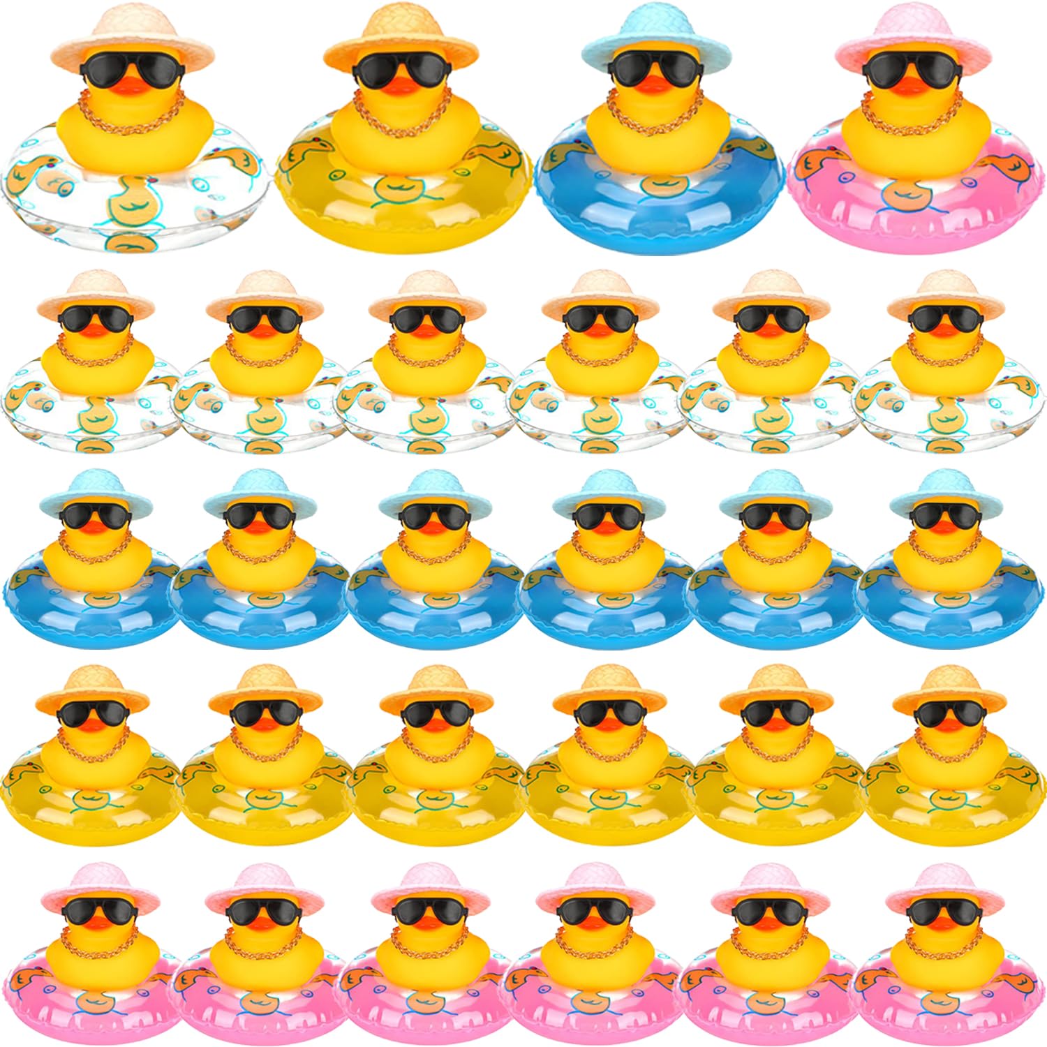6-36 Set Mini Rubber Ducks in  - Rubber Duck Bath recension och pris