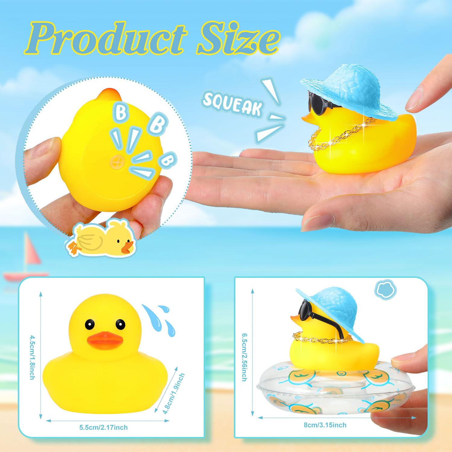 6-36 Set Mini Rubber Ducks in  - Rubber Duck Bath recension och pris