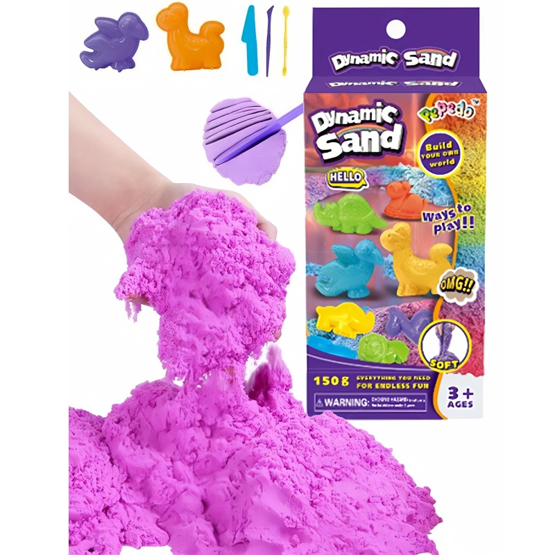 1/2boxs Play Sand Set 150g Of  - Kinetic Sand Mold recension och pris