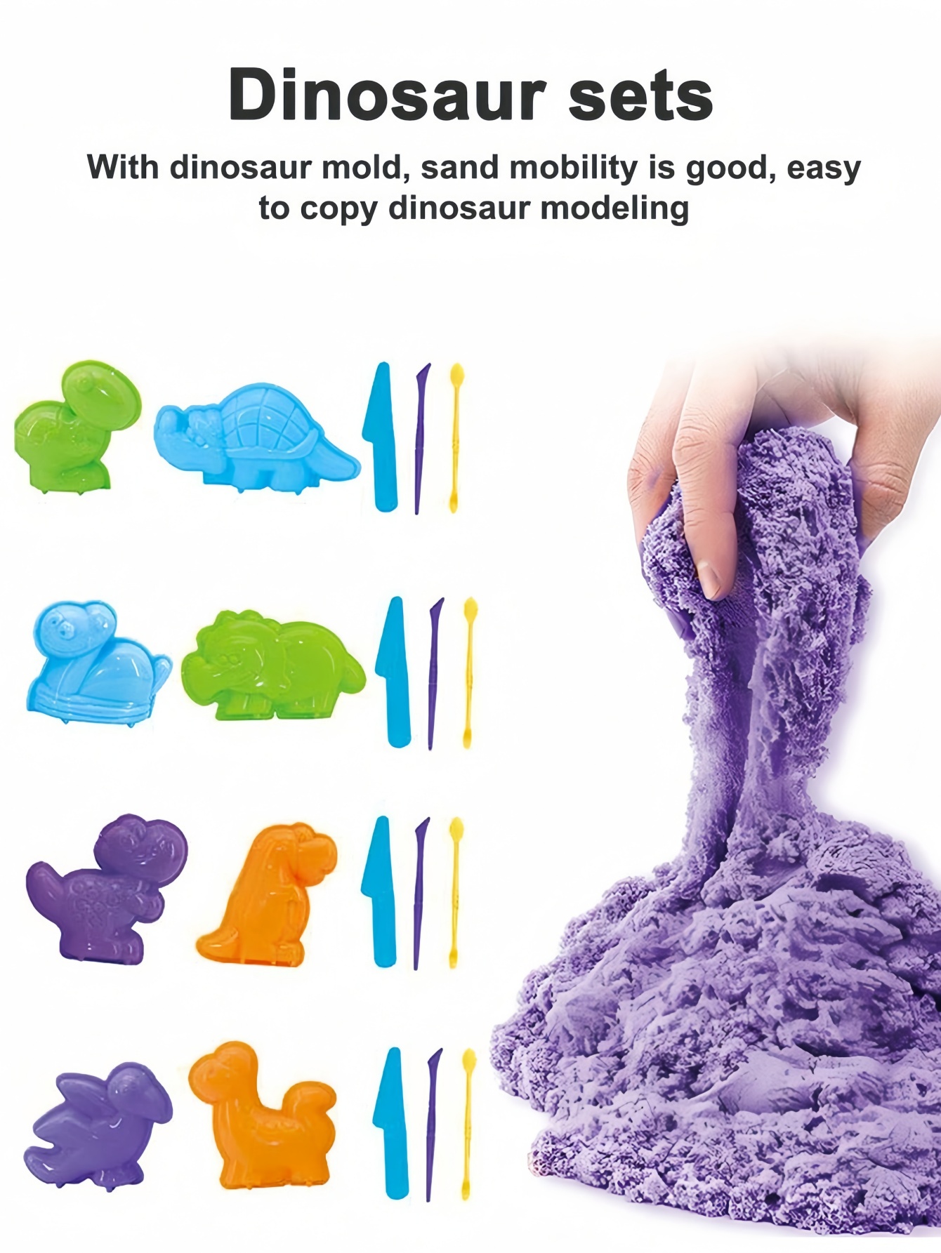 1/2boxs Play Sand Set 150g Of  - Kinetic Sand Mold recension och pris
