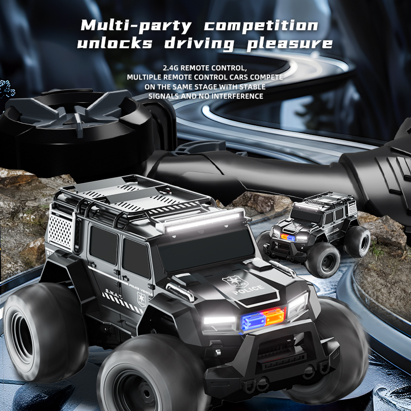 RC Police Cars Amphibious Vehi - Kids Toys Electric recension och pris