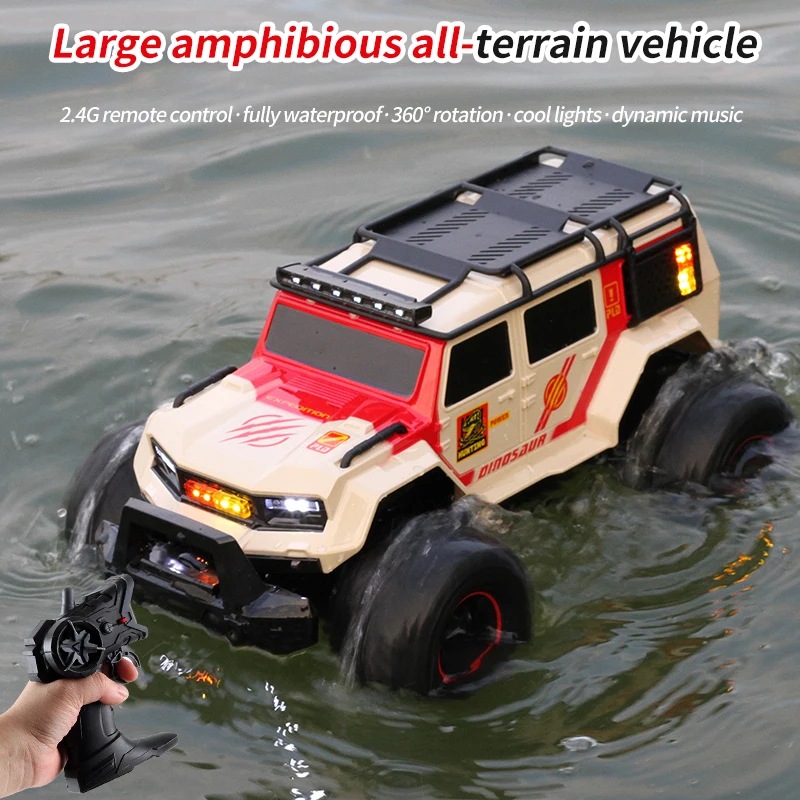 RC Police Cars Amphibious Vehi - Kids Toys Electric recension och pris