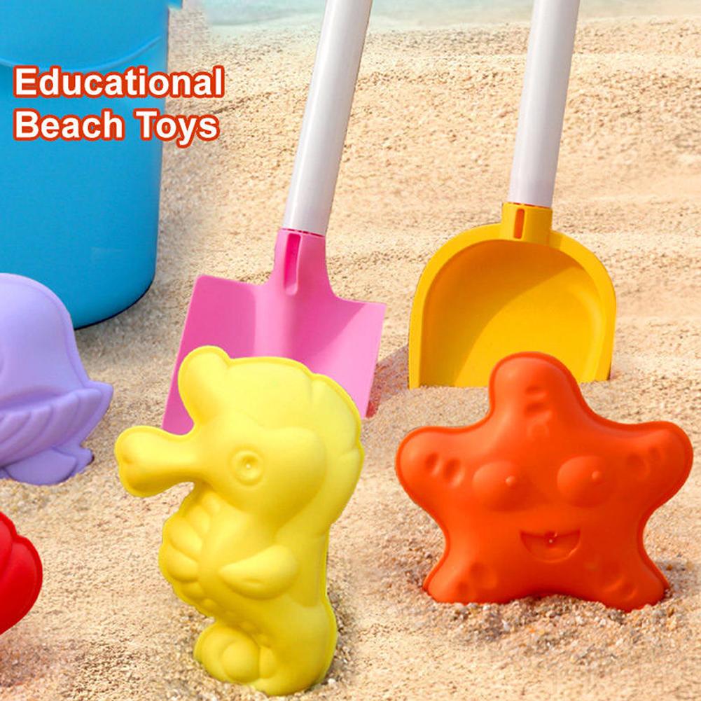 17Pcs Kids Beach Toys Set with - Kinetic Sand Mold recension och pris