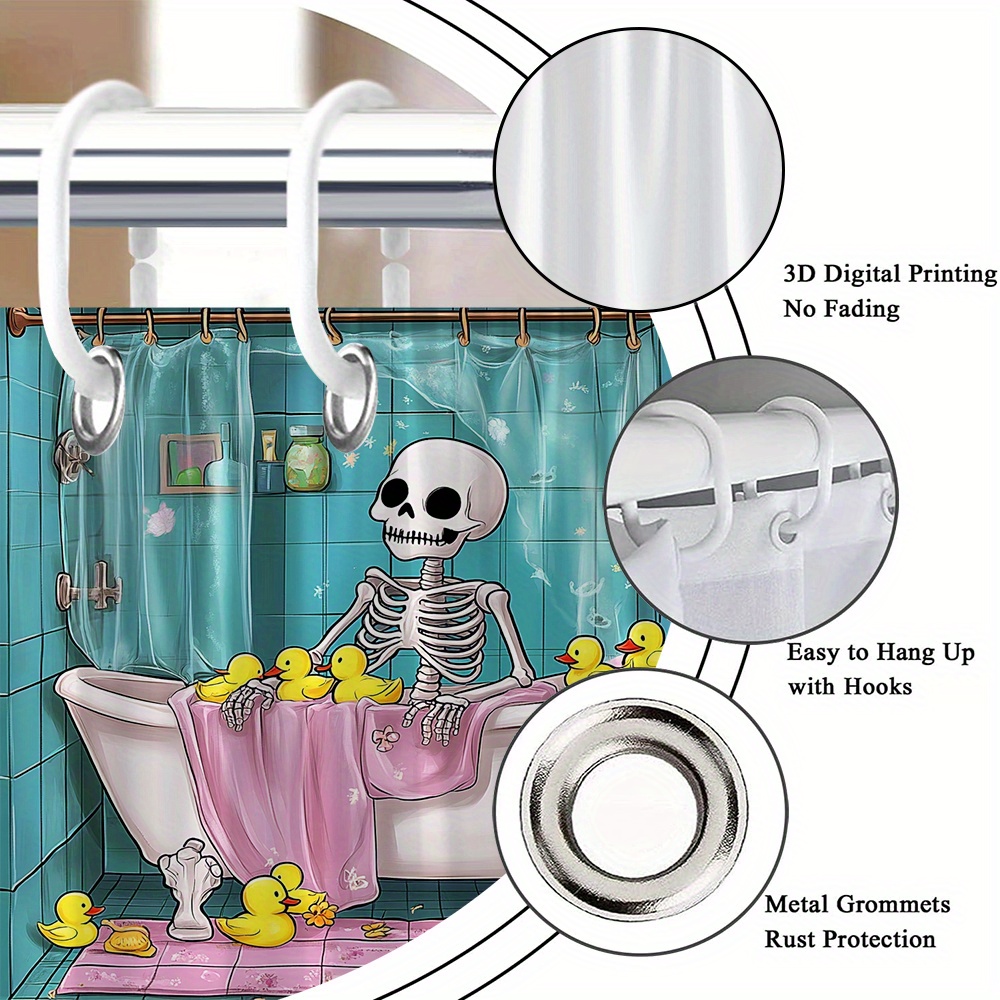 Cartoon Skull Rubber Duck Show - Rubber Duck Bath recension och pris