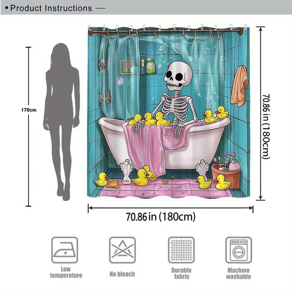 Cartoon Skull Rubber Duck Show - Rubber Duck Bath recension och pris