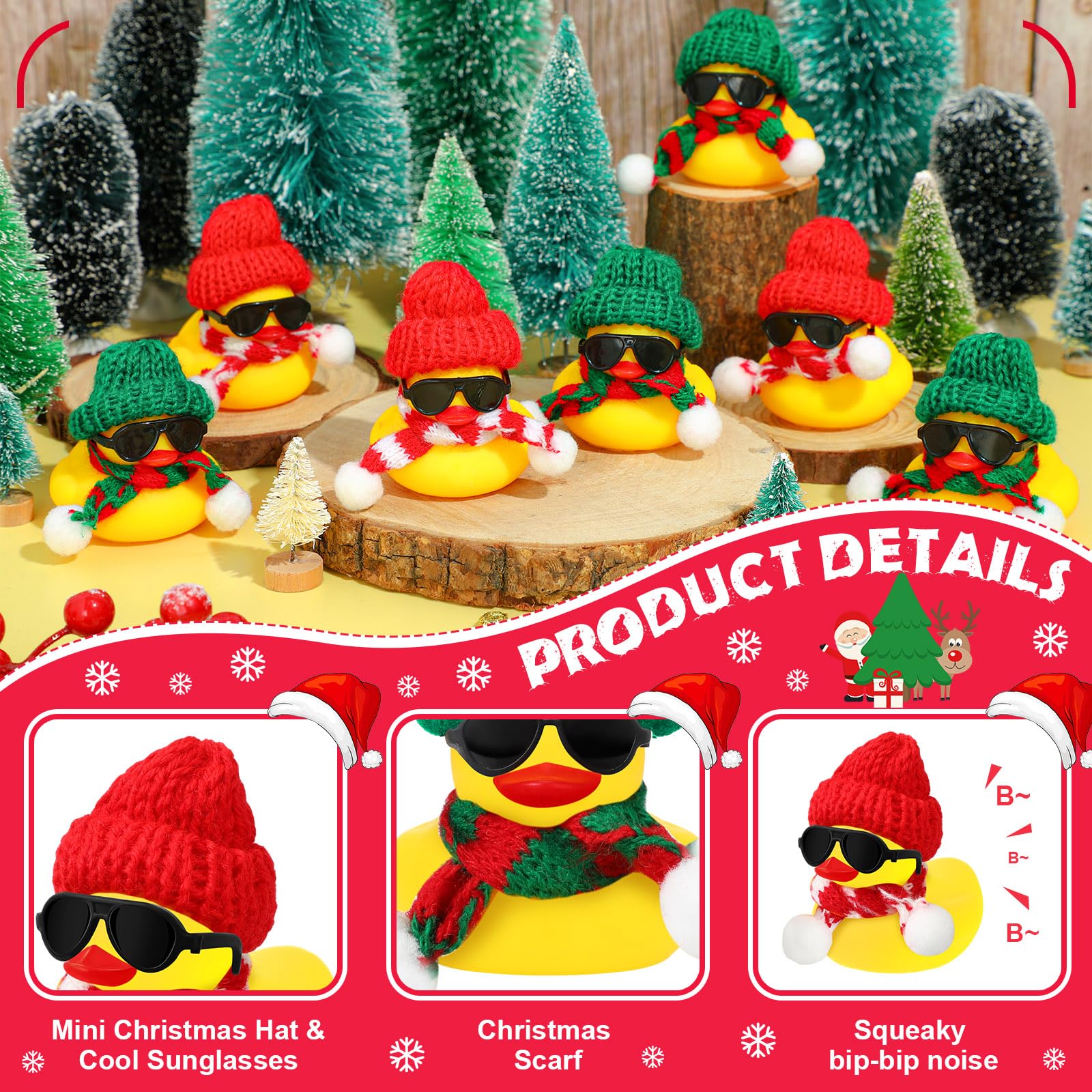 12/24/48 Set Christmas Rubber  - Rubber Duck Bath recension och pris