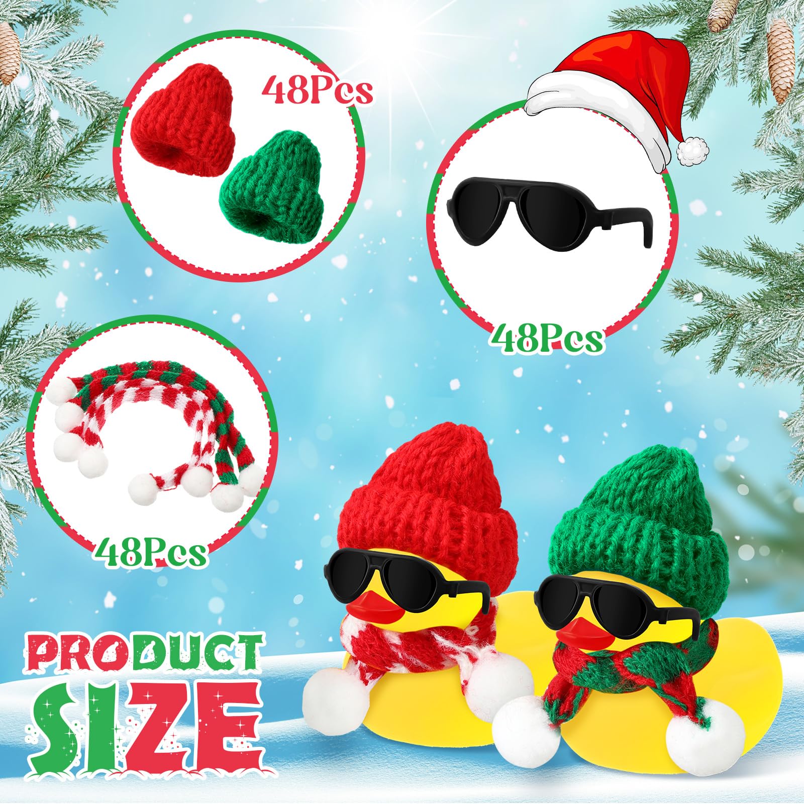 12/24/48 Set Christmas Rubber  - Rubber Duck Bath recension och pris