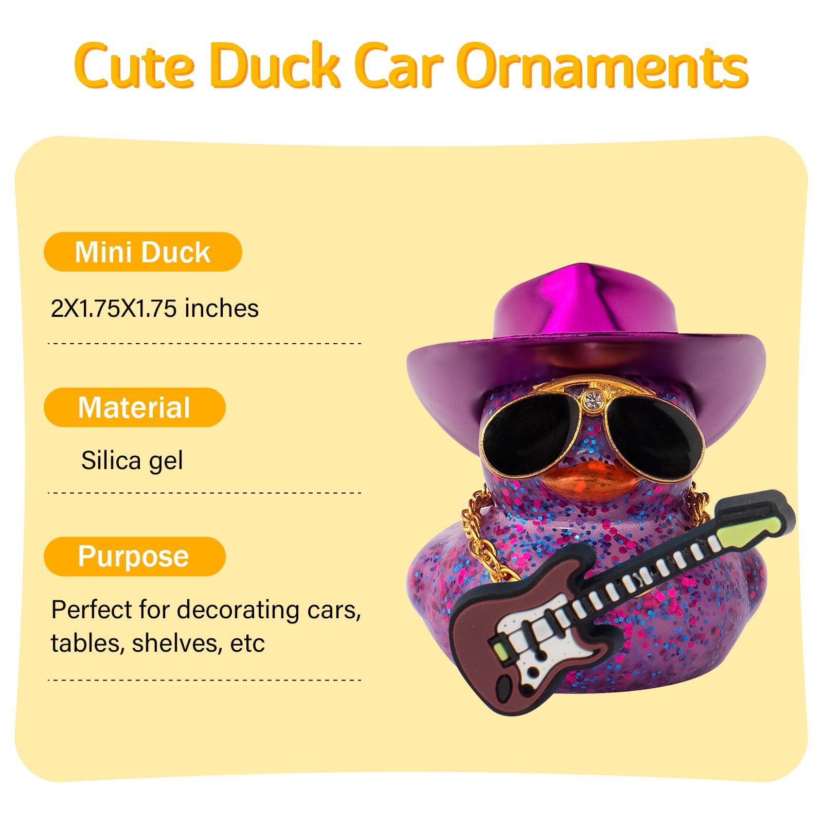 Car Decorations Laser Cowboy H - Rubber Duck Bath recension och pris