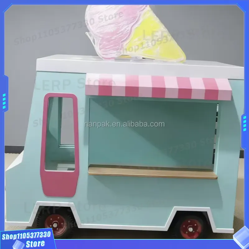Wooden Ice Cream Cart Toy with - Kids Toys Mall recension och pris