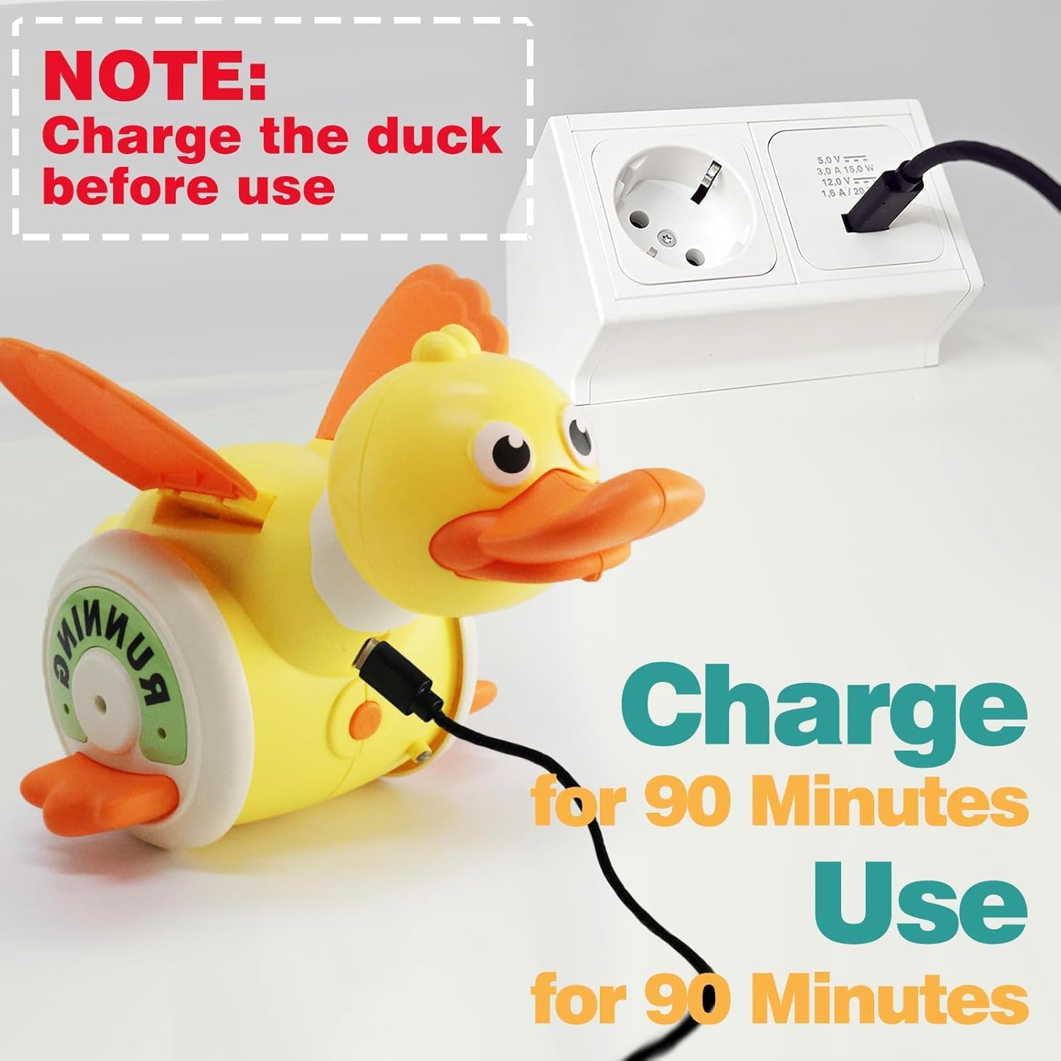 Kid Electric Rotating Duck Sim - Kids Toys Electric recension och pris
