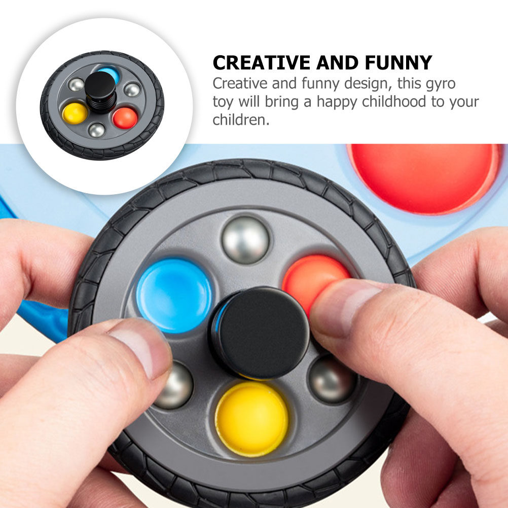Rotating Tire Shape Gyro for K - Spin Top Gyro Toy recension och pris