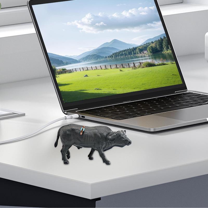 Miniature Cattle Figurines Cat - Kids Toys Exhibition recension och pris