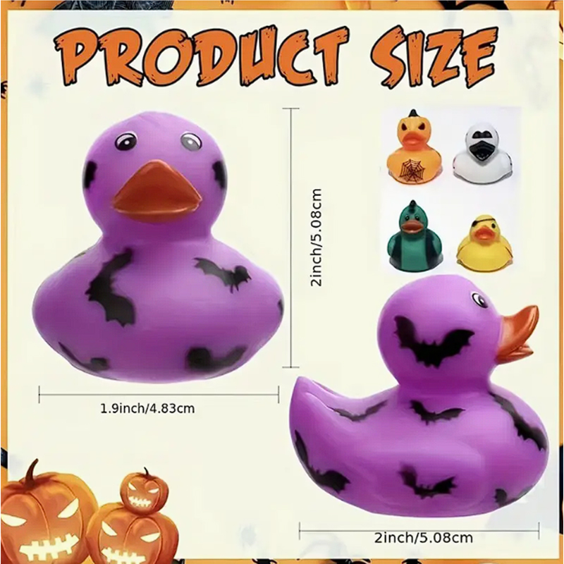 4PCS Halloween Rubber Ducks, 2 - Rubber Duck Bath recension och pris